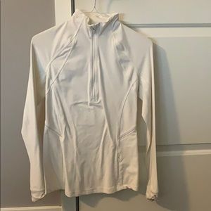 White Lululemon athletic pullover